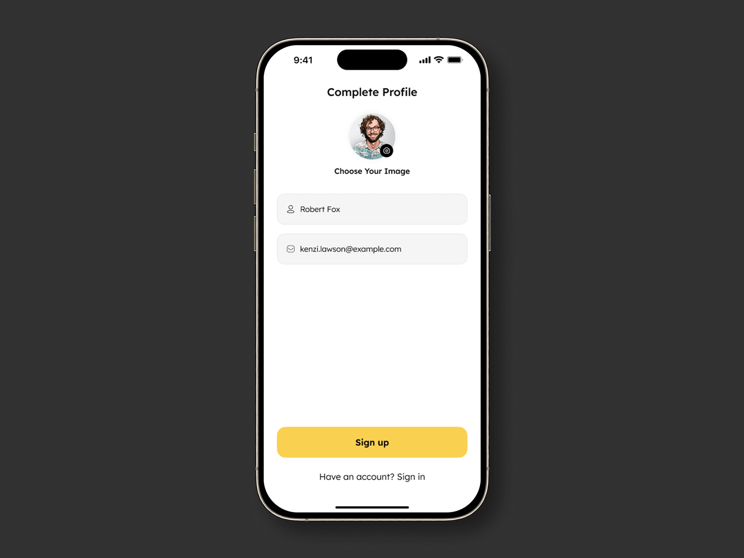 Sign Up