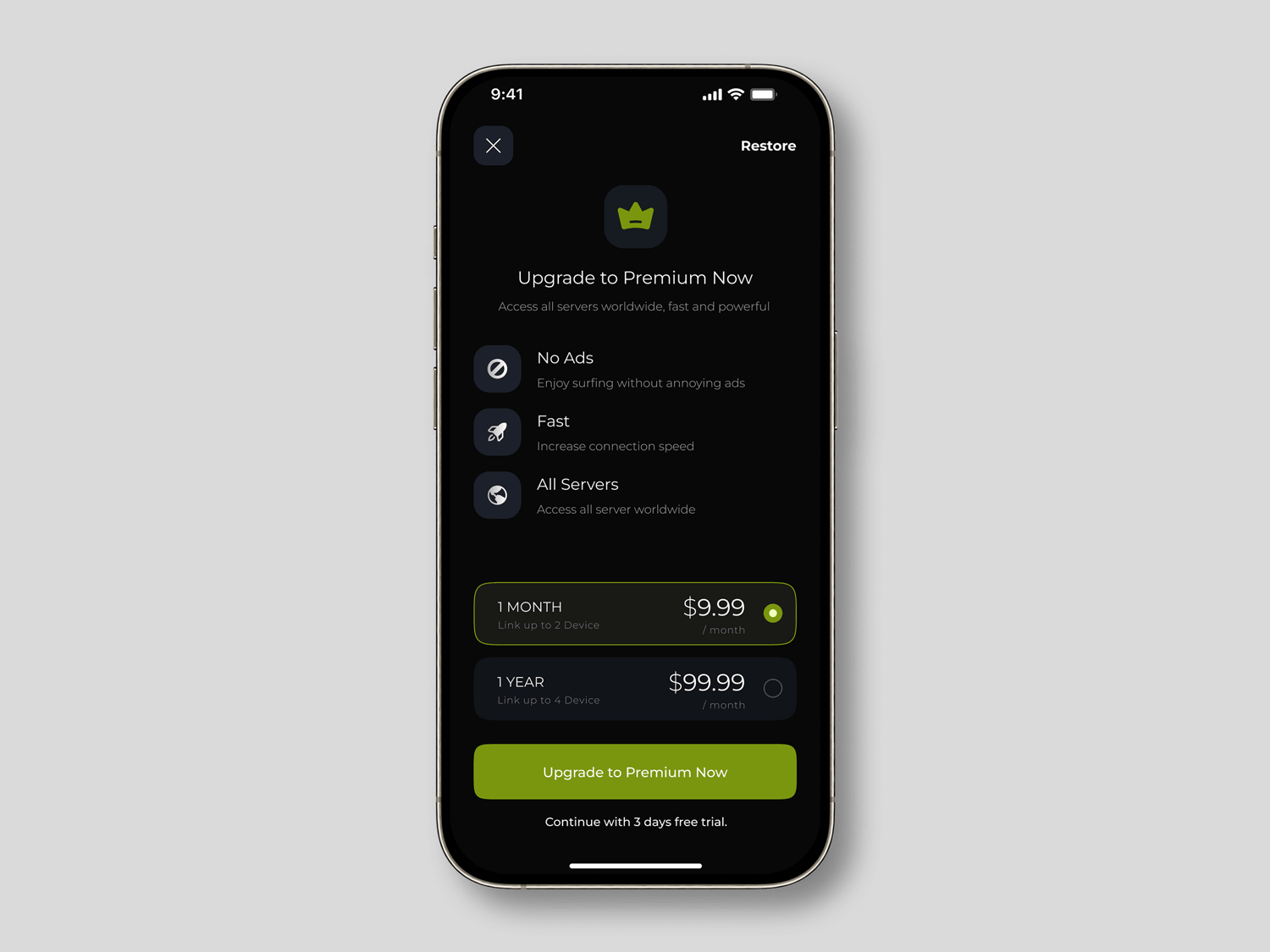 In App Purchase