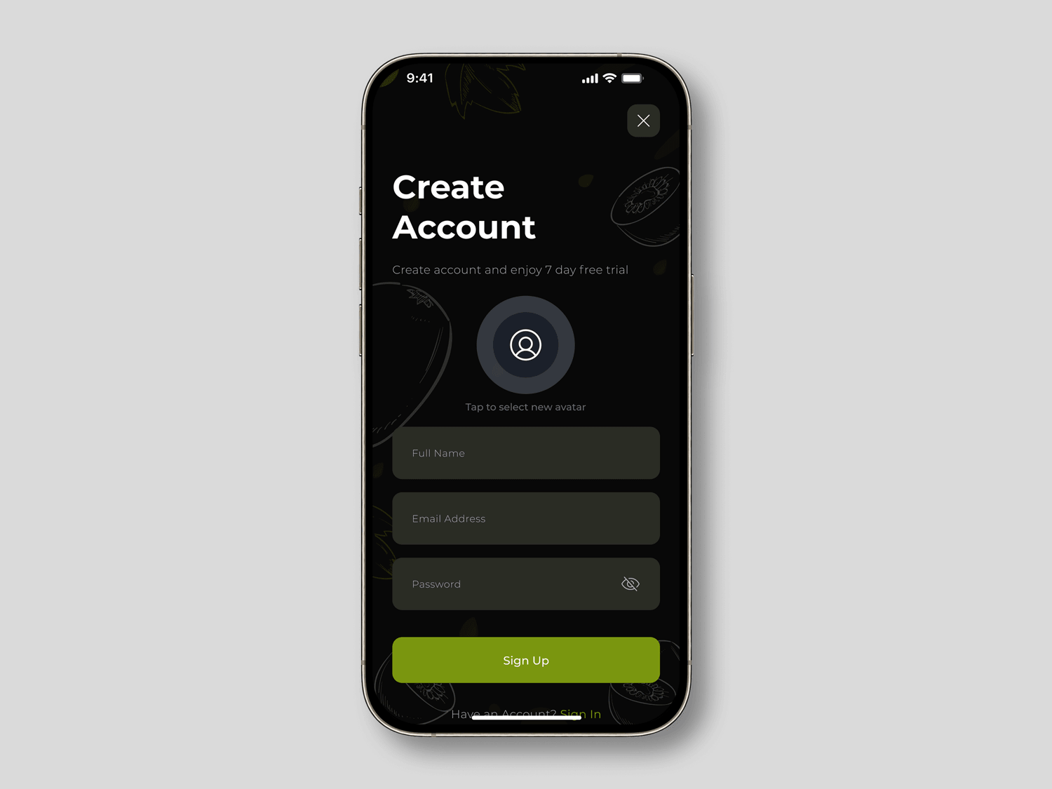Sign Up