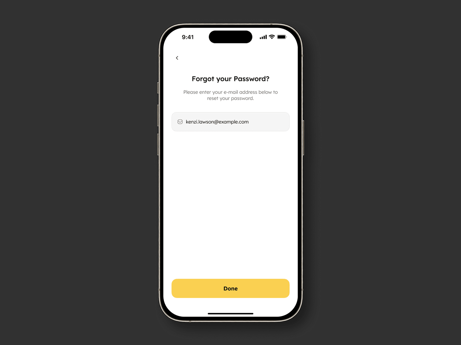 Forgot Password